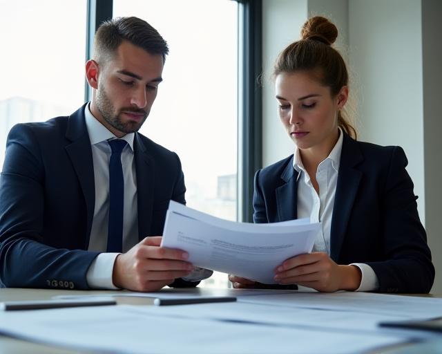 Legal professionals conducting a regulatory risk assessment audit